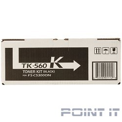 Kyocera-Mita TK-560K Картридж, Black {FS-C5300DN/C5350DN, Black, (12000стр.)}