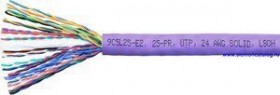 Кабель LC FTP25 cat.5, 305м, 0,45мм, нг(А)-HF LSZH - малодымный, не содержащий галогенов, фиолетовый РАСПРОДАЖА
