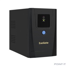 Exegate EX292777RUS ИБП ExeGate SpecialPro UNB-900.LED.AVR.1SH.2C13 &lt;900VA/500W, LED, AVR,1*Schuko+2*C13, металлический корпус, Black&gt;