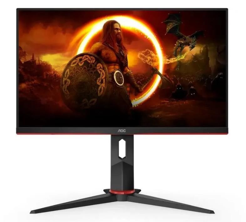 ЖК монитор AOC AG275QXN/23.8"/IPS/1920x1080 16:9/240 Hz/350/1000:1 Matte/0.5 мс/да/черный/7 кг 24G2ZU/BK