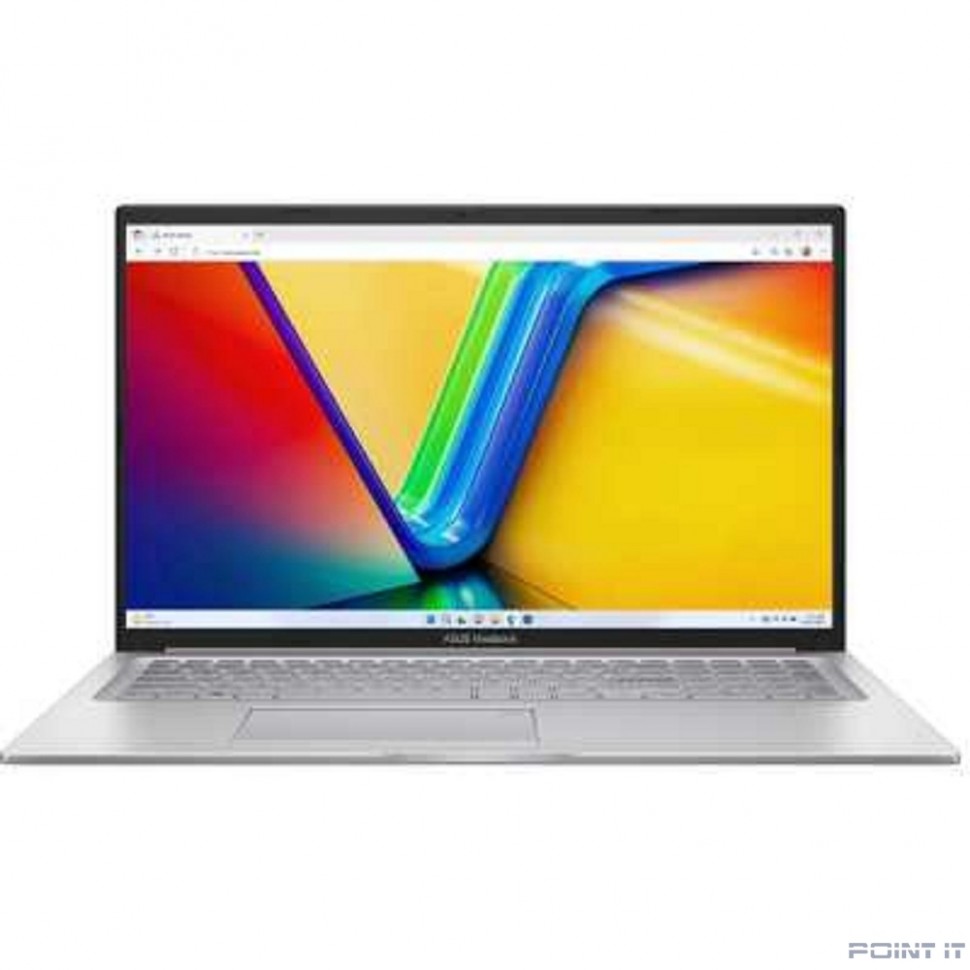 Ноутбук ASUS VivoBook 17X X1704VA-AU398 [90NB10V1-M00D20] Cool Silver 17.3" {FHD i7-1355U/16GB/SSD1TB/noOS}