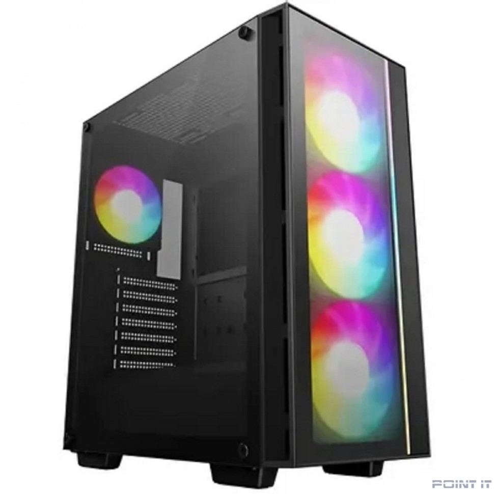 Корпус MidiTower Deepcool MATREXX 55 V4 Black (ATX, ARGB, без БП, 2xUSB3.2 Type-A) (R-MATREXX55-BKADA4-G-4)