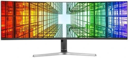 Монитор Samsung 49" S49C950UAI 1000R, VA, 32:9, 5120x1440, 5ms, 350cd, 120Hz, 2xHDMI, 1xDP, USB-C, LAN, 3xUSB, HAS, SPK