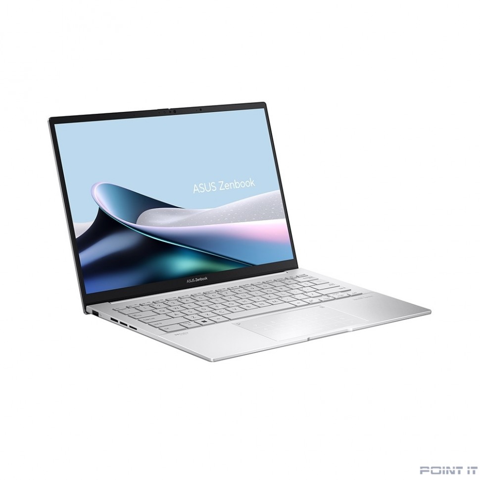 Ноутбук ASUS Zenbook 14 UX3405CA-PP642 [90NB14W2-M00Y50] Silver 14" {OLED Ultra 9 285H / 32Gb / SSD 512Gb/Arc graphics/DOS+ алюм корп; +чехол; NumberPad}