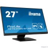 Монитор LCD Iiyama 27'' T2754MSC-B1AG {IPS 1920х1080 TOUCH 300cd 178/178 1000:1 4ms D-sub DVI HDMI USB-Hub Height Tilt Speakers Webcam}