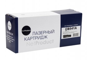 Картридж NetProduct (N-CB541A) для HP CLJ CM1300/CM1312/CP1210/CP1215, C, 1,5K