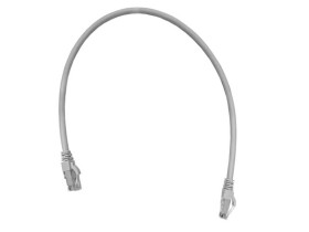 Патч-корд UTP4 cat.6a, 0.5м, литой коннектор, серый, LSZH, NETKO Expert CKC