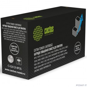 Картридж лазерный Cactus CS-Q2612X-MPSXL Q2612A/Canon FX10/703 черный (8000стр.) для HP LJ 1010/1012/1015/1018/1020/1020Plus/1022/3015/3020/3030/3050/3050Z/3052/3055/M1005MFP/M1319MFP; Canon FAX-L100/