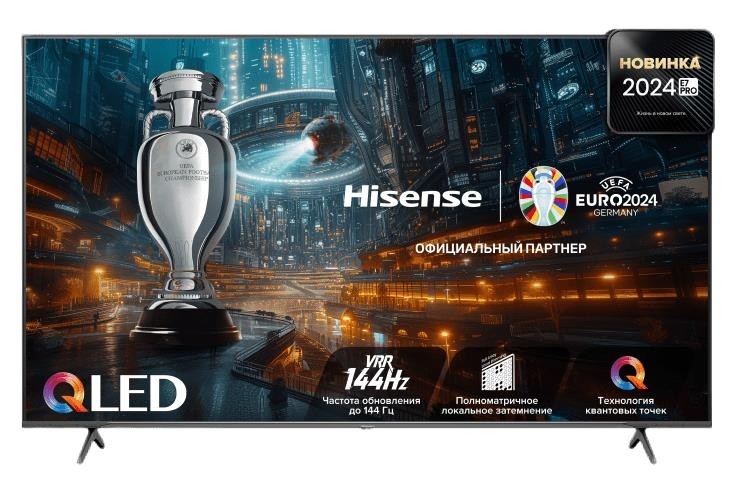 Телевизор QLED 75" 4K 75E7NQ PRO HISENSE