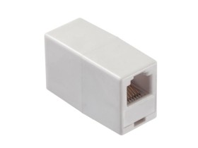 Соединительный модуль RJ12(6p6c) на RJ12 / белый, Netko
