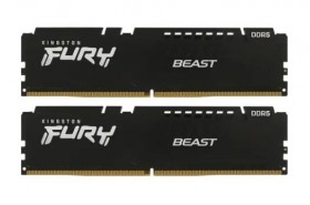 Memory Module KINGSTON FURY Renegade Gaming DDR5 Общий объём памяти 64Гб Module capacity 32Гб Количество 2 6000 МГц Множитель частоты шины 32 1.35 В RGB KF560C40BBK2-64