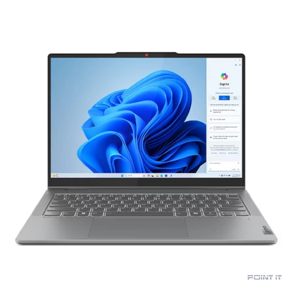 Ноутбук Lenovo IdeaPad 5 2-in-1 14IRU9 [83DT0077RK] Grey 14" {1920x1200 Touch Core 5 120U(1.4Ghz)/16384Mb/512SSDGb/noDVD/Int:Intel® Graphics//noOS/ Pen}
