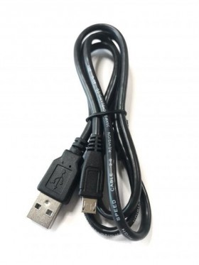 Кабель шт.USB A - шт.micro USB 2.0 (1м), черный, Netko