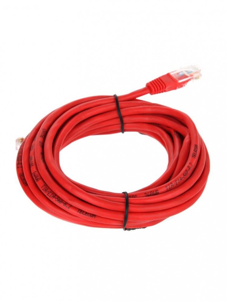 Кабель PATCH CAT5E UTP 5M RED NA102-R-5M TELECOM