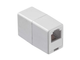 Соединительный модуль RJ11(6p4c) на RJ11 / белый, Netko