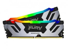 Memory Module KINGSTON FURY Renegade Gaming DDR5 Общий объём памяти 32Гб Module capacity 16Гб Количество 2 6400 МГц Множитель частоты шины 32 1.4 В RGB KF564C32RSA-32