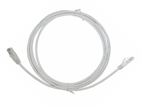 Патч-корд UTP4 cat.6, 3.0м, литой коннектор, серый, LSZH, NETKO Expert CKC