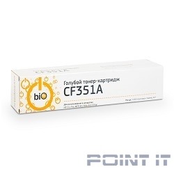 Bion CF351A Картридж для HP CLJ Pro MFP M176N/M177FW  C, 1000 страниц    [Бион]