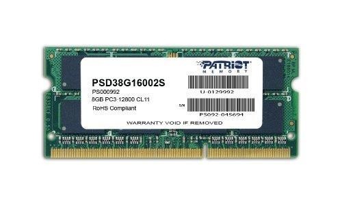 Модуль памяти для ноутбука SODIMM 8GB DDR3-1600 PSD38G16002S PATRIOT