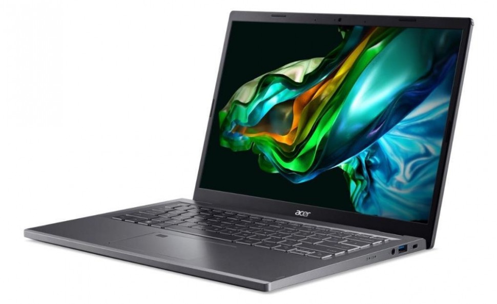 Ноутбук ACER Aspire 5 A514-56M-52AH 14" 1920x1200/Intel Core i5-1335U/RAM 8Гб/SSD 512Гб/Iris Xe Graphics/ENG|RUS/без ОС серый 1.48 кг NX.KH6CD.00B