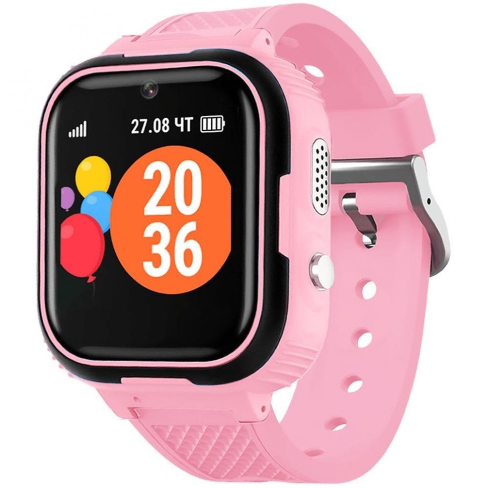 Умные часы G-KIDS JUNIOR BLACK/PINK G-W11PNKB GEOZON
