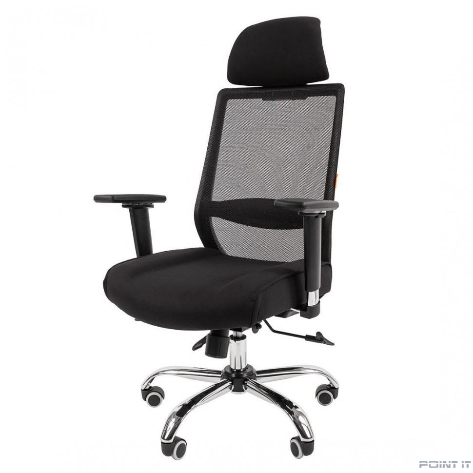 Офисное кресло Chairman 555 Россия LUX TW черный (7062965)