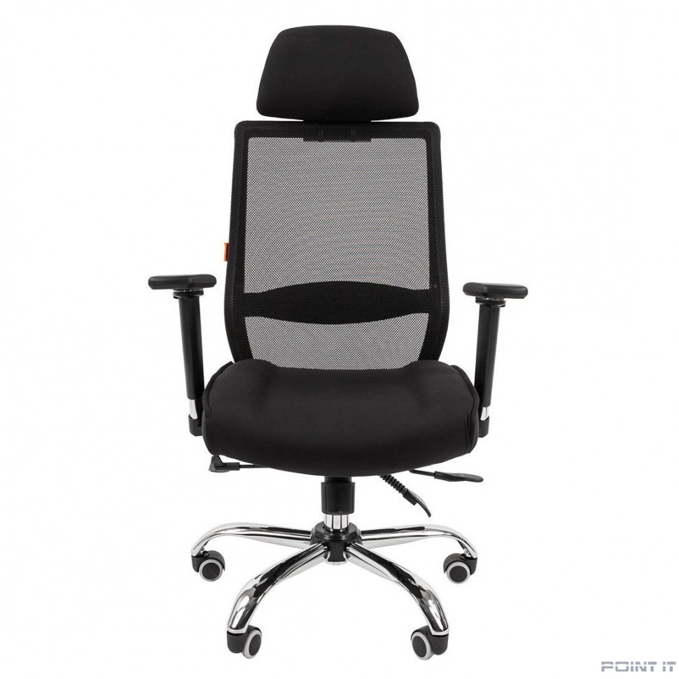 Офисное кресло Chairman 555 Россия LUX TW черный (7062965)