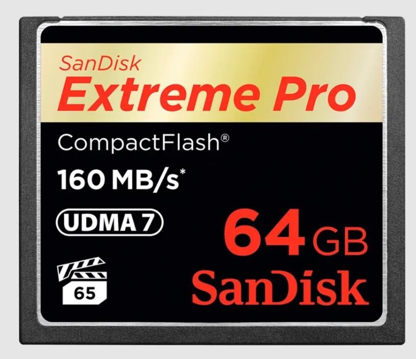 Карта памяти COMPACT FLASH 64GB SDCFXPS-064G-X46 SANDISK