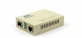 Медиаконвертер GIGALINK UTP-SFP, 10/100/1000Мбит/с в 1000Мбит/с (GL-GU-SFP-v2)