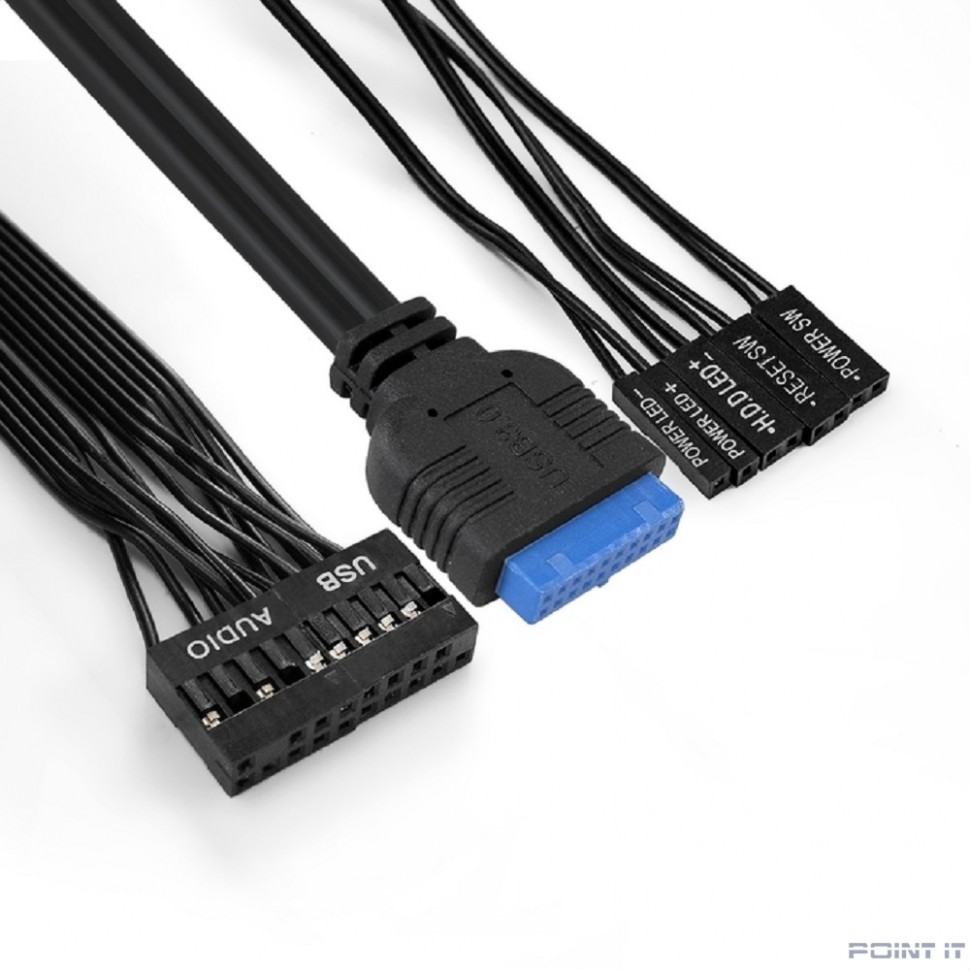 Exegate EX272748RUS Корпус Minitower Exegate QA-412U Black, mATX, <XP600, Black, 120mm>, 2*USB+2*USB3.0, Audio