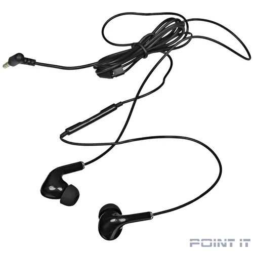 Наушники внутриканальные с микрофоном SVEN E-282M, черный, пульт