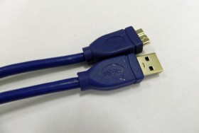 Кабель шт.USB A - шт.micro USB 3.0 (1,5м), синий, блистер. Netko РАСПРОДАЖА