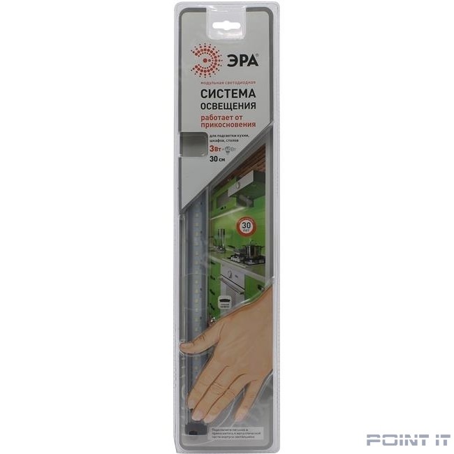 ЭРА LM-3-840-C1 {Светодиодный светильник Источник питания 9w, крепежные клипсы, ЗМ скотч}