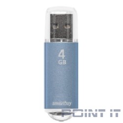 Smartbuy USB Drive 4GB V-Cut Blue (SB4GBVC-B)