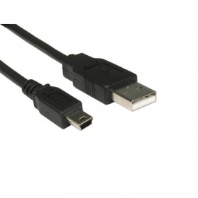 Кабель шт.USB A - шт.mini USB B 1.1 (1,5м), черный, блистер. Netko РАСПРОДАЖА