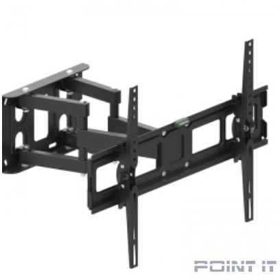 REXANT Кронштейн для телевизора 37"-70" дюймов, наклонно-поворотный, двойное колено серия HOME чёрный {37"-70" Максимальная нагрузка: 40 кг VESA: 75х75, 100х100, 200х200, 300х300, 400х400, 600х400 м