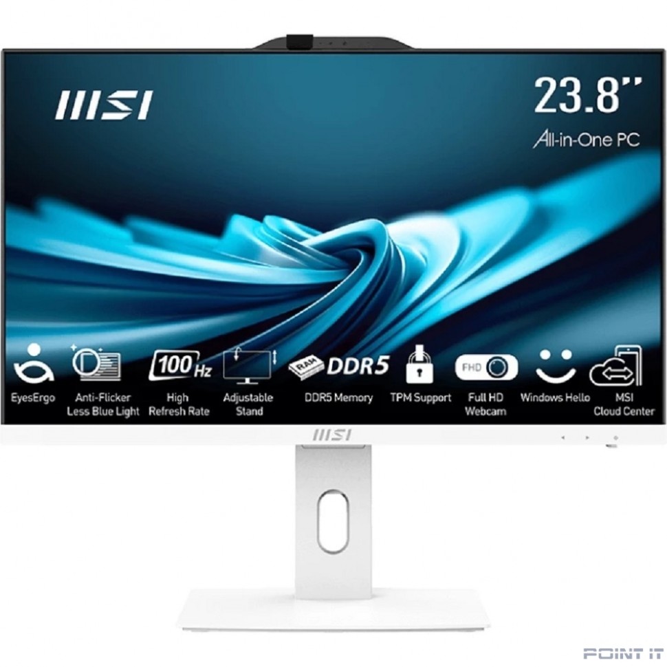MSI Pro AP242P 14M [9S6-AE0622-826] White 23.8" {FHD i5 14400(2.5Ghz)/16384Mb/512SSDGb/DOS}