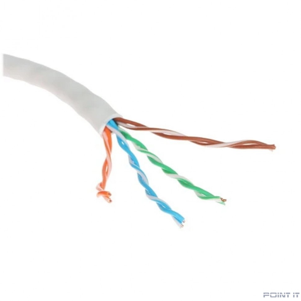 Cablexpert [UPC-5051E-4-CU] Кабель Cablexpert (RU) UTP indoor 4x2x0.51, медный, кат.5e, однож., 305м, box, серый