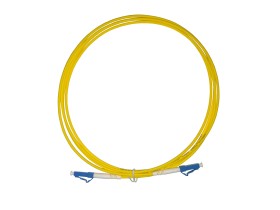 Патч-корд оптический соединительный LC-LC/UPC SM Simplex 3.0мм 9/125, 2м, LSZH