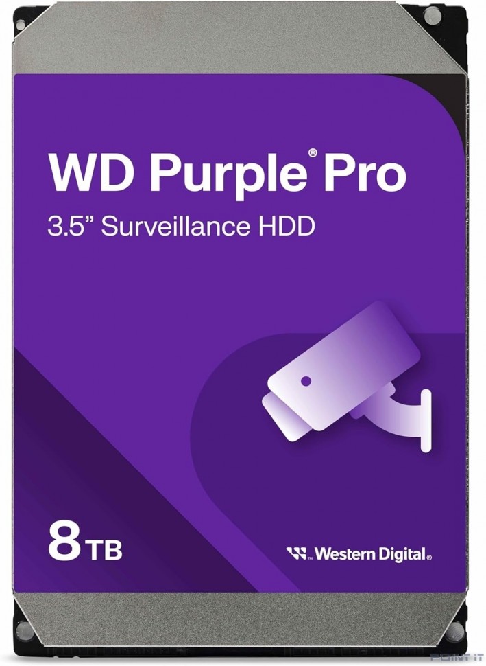 Жесткий диск/ HDD WD SATA3 8Tb Purple Pro 7200 rmp 256MB 1 year warranty