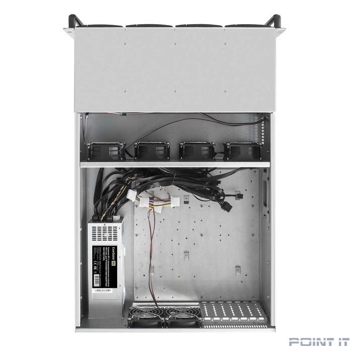 Exegate EX292425RUS Серверная платформа ExeGate Pro 4U660-HS24 <RM 19", высота 4U, глубина 660, Redundant БП 2x800W, 24xHotSwap, USB>