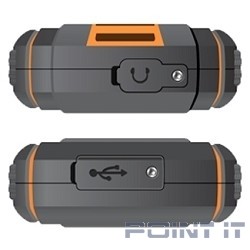 TEXET TM-513R мобильный телефон цвет черно-оранжевый