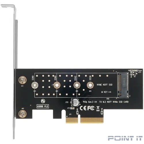 Переходник-конвертер AgeStar AS-MC01 для M.2 NGFF SSD в PCIe 3.0