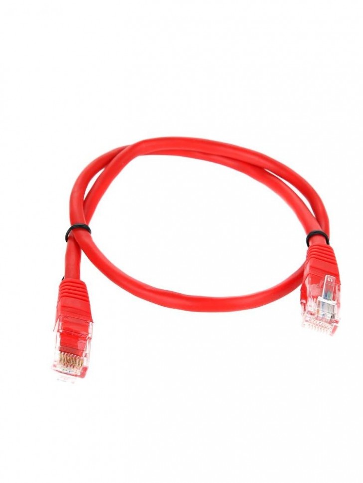 Кабель PATCH CAT5E UTP 0.5M RED NA102-R-0.5M TELECOM