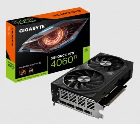 Видеокарта PCIE16 RTX4060TI 8GB GV-N406TWF2OCV2-8GD GIGABYTE