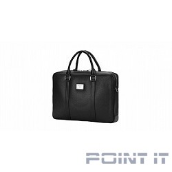 Сумка Continent CM-122 Black {полиэстр/эко кожа, черная 15.6"}