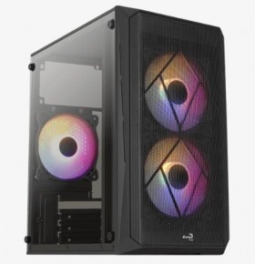 Корпус MINITOWER MATX W/O PSU CS-107-A-BK-V1 AEROCOOL