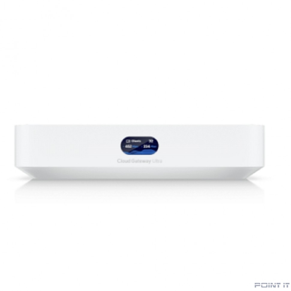UBIQUITI UCG-Ultra Маршрутизатор 4 ядра (1,5 ГГц), 4х 1G RJ45, 1х 2.5G RJ45 WAN