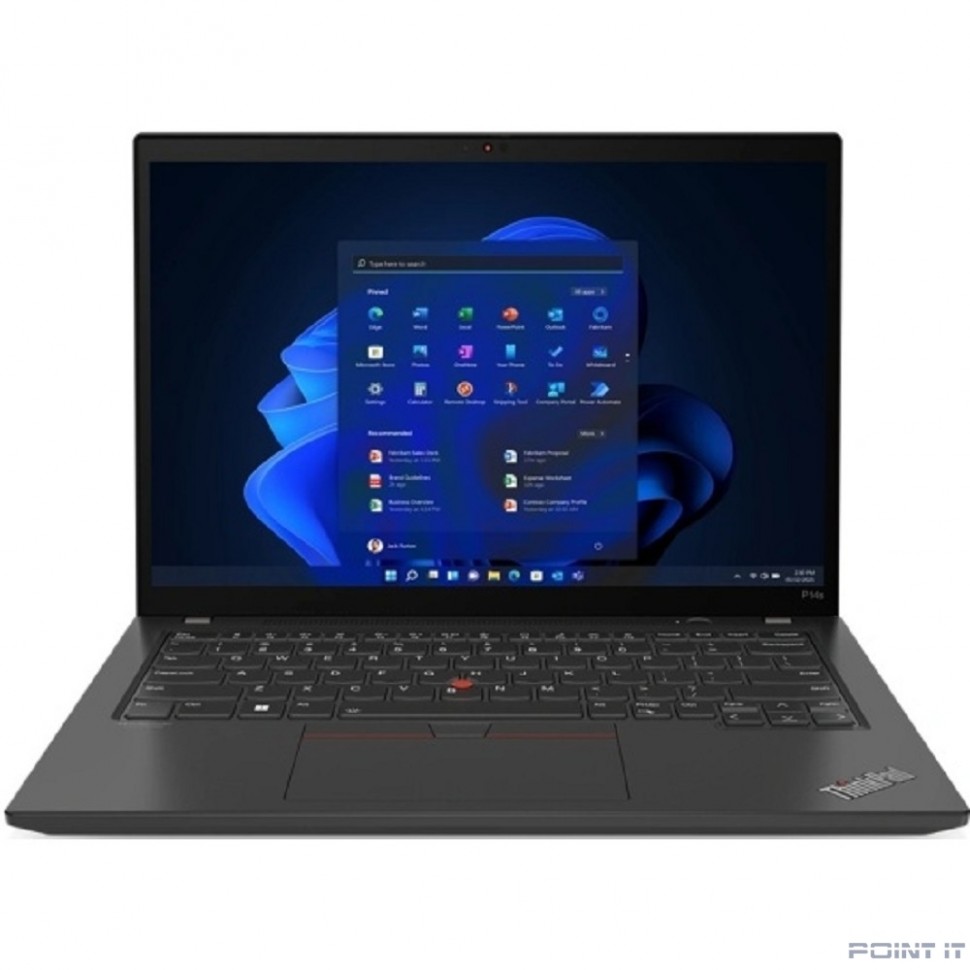 Ноутбук Lenovo ThinkPad P14s G3 [21AKS0PU00] (КЛАВ.РУС.ГРАВ.) Black 14" {WUXGA IPS TS i7-1260P/512GB SSD/16GB/T550 4GB/W11Pro/клавиатура с подсветкой}