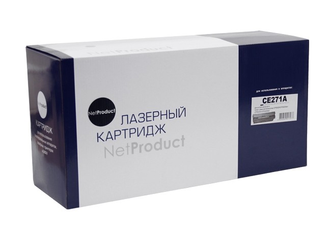 Картридж NetProduct (N-CE271A) для HP CLJ CP5520/5525/Enterprise M750, Восстанов., C, 15K